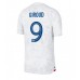 Frankrijk Olivier Giroud #9 Voetbalkleding Uitshirt WK 2022 Korte Mouwen